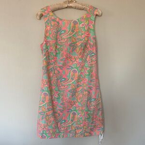 Lilly Pulitzer Delia Lined Shift Dress Sz 6, PERFECT COND